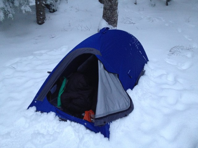 Sheds snow extremely well
